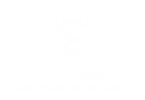 Dörtdivan Kaymakamlığı Beyaz Logo